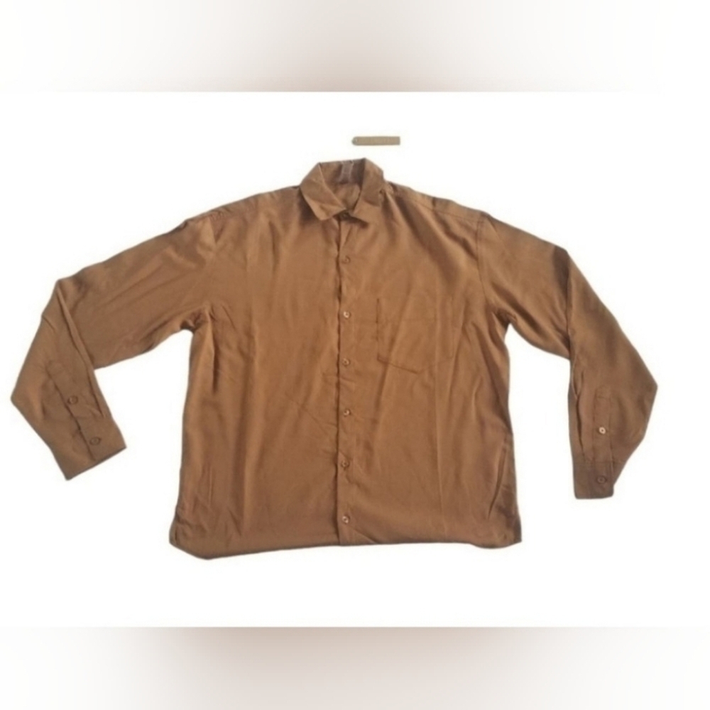 SKIMS Cover Ups Long Sleeve Button Down Shirt Oversized Top Almond TAN XXS NWT